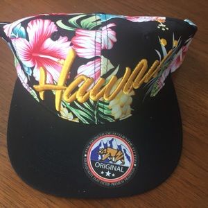 NWT Hawaii print baseball cap